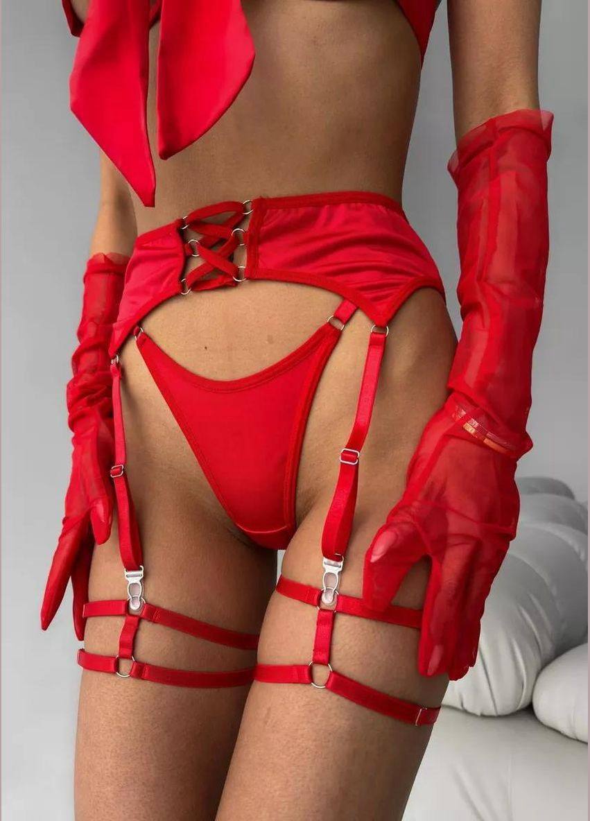 Red Ribbon – Kırmızı Fiyonk Jartiyer Takımı