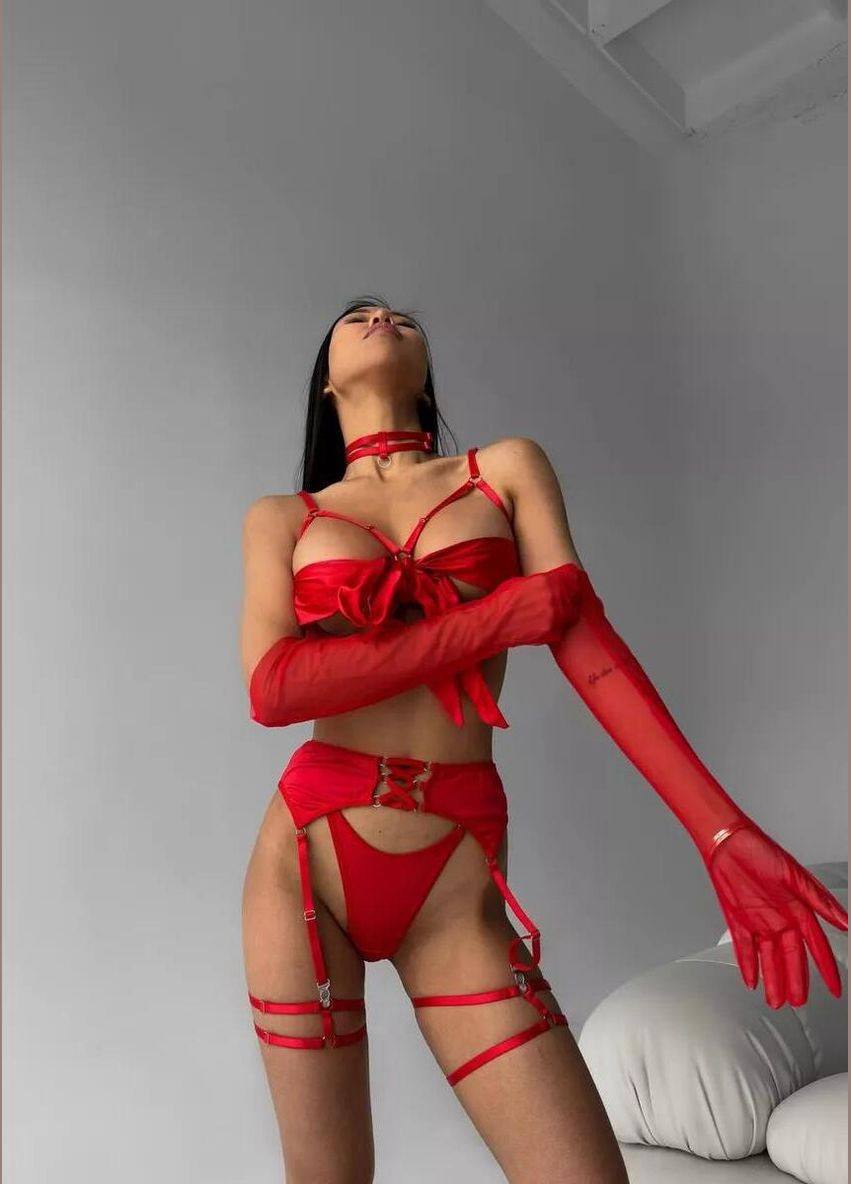 Red Ribbon – Kırmızı Fiyonk Jartiyer Takımı