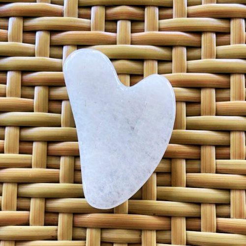 Kristal Kuvars Gua Sha Masaj Taşı